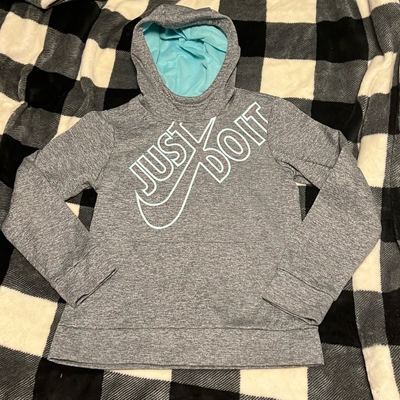 Nike Just Do It Hooded Sweatshirt size Medium - Picture 1 of 13